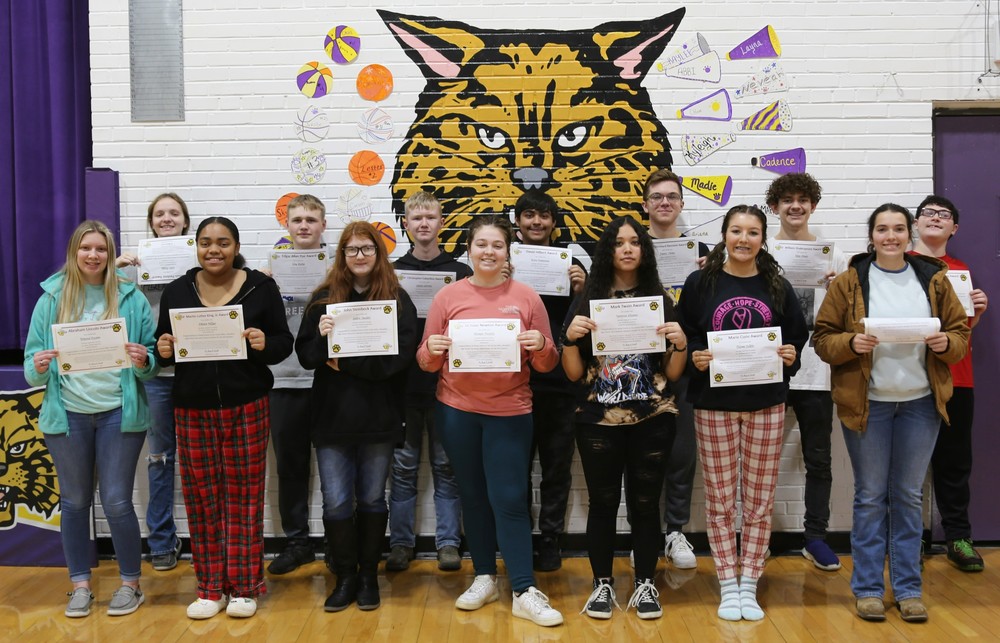 Students of the 2nd Quarter Award Winners