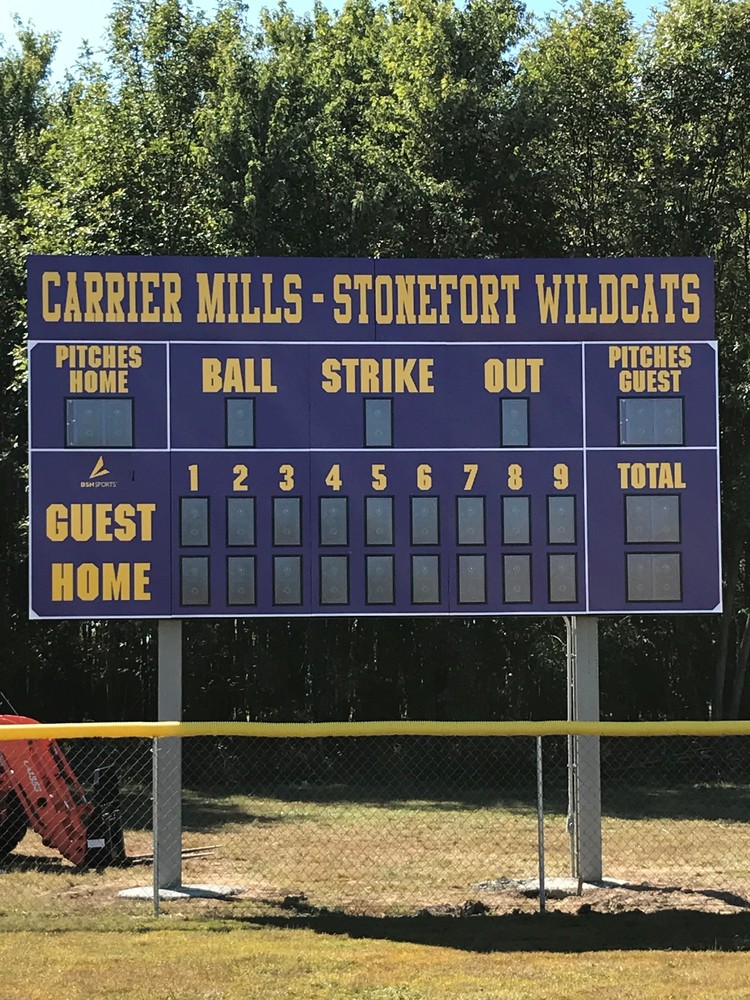 Carrier Mills-Stonefort Wildcats Baseball Scoreboard