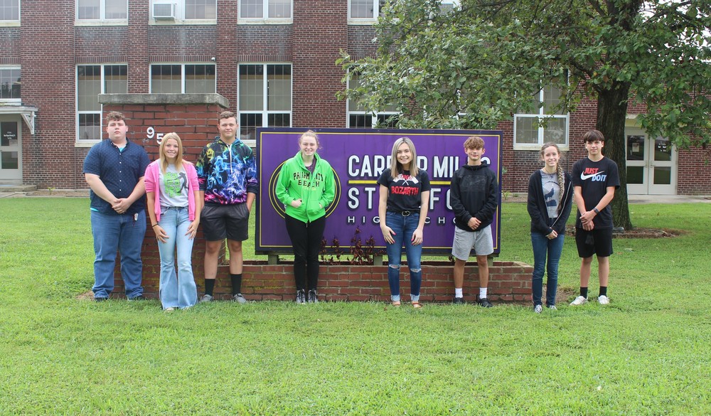 CMSF High School September 2021 Purple Pride Award Winners Carrier