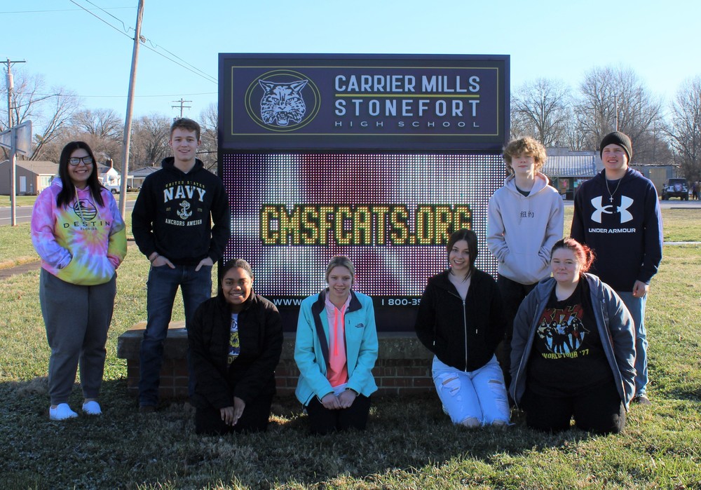 January 2022 Purple Pride Award Winners Carrier MillsStonefort CUSD 2